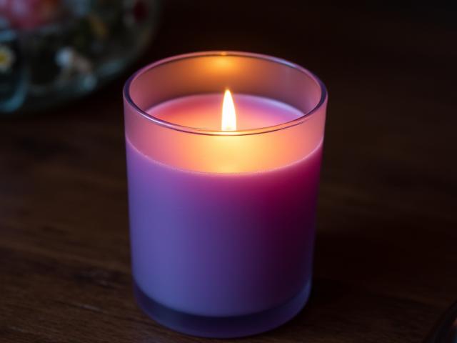 Luksusowa świeca zapachowa w szkle