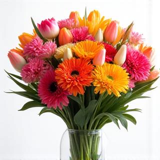 Kolorowy bukiet urodzinowy